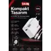 USB Kablolu 120W Güç Adaptörü Hızlı Şarj Destekli Mobil Cihaz Uyumlu Set