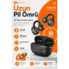 Açık Kulak Tasarımlı Kablosuz Kulaklık Spor Ve Günlük Kullanım İçin Şarjlı Set