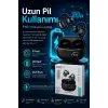 Şarj Kutulu Kulak Kancalı Bluetooth Kulaklık Mikrofonlu Müzik Ve Görüşme Uyumlu