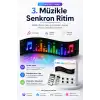 Kumandalı LED Matrix Panel Kayan Yazı Tabelası Renkli Mesaj Ve Saat Gösterimli