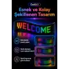 Çok Fonksiyonlu LED Matrix Panel Kayan Yazı Tabelası Saat Tarih Ve Metin Destekli