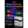 Çok Fonksiyonlu LED Matrix Panel Kayan Yazı Tabelası Saat Tarih Ve Metin Destekli