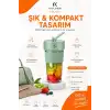 Şarjlı Taşınabilir Meyve Sıkacağı Pipetli Hazneli Pratik Smoothie Blender Bardağı