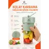 Şarjlı Taşınabilir Meyve Sıkacağı Pipetli Hazneli Pratik Smoothie Blender Bardağı
