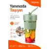 USB Şarjlı Mini Blender Meyve Sıkacağı Pipet Kapaklı Taşınabilir İçecek Haznesi