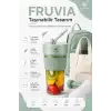 Seyahat Uyumlu Taşınabilir Meyve Sıkacağı Karıştırıcı Blender Pipetli Bardak Modeli