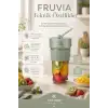 Pratik Kullanımlı Şarjlı Meyve Suyu Blenderı Kapaklı Pipetli Smoothie Hazneli