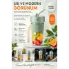 Günlük Kullanıma Uygun Şarjlı Meyve Sıkacağı Mini Blender Bardaklı Karıştırıcı