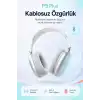 Şarjlı Kulak Üstü Stereo Kulaklık Bluetooth Uyumlu Müzik Ve Görüşme Destekli