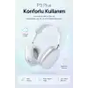 Şarjlı Kulak Üstü Stereo Kulaklık Bluetooth Uyumlu Müzik Ve Görüşme Destekli