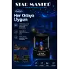 Oda İçin Yıldız Efektli LED Gece Lambası Renkli Işık Yansıtan Dekoratif Projektör