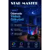 Çocuk Odası İçin Renkli Yıldız Yansımalı LED Gece Lambası Dekoratif Projektör