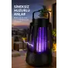 Taşınabilir Mor Işıklı Sineksavar Lamba Koruyucu Gövdeli Pratik Kullanım Cihazı