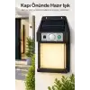 Güneş Enerjili Sensörlü Solar Aplik Duvar Tipi Dış Mekan Bahçe Balkon Işığı