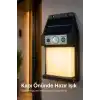 Güneş Enerjili Sensörlü Solar Aplik Dış Mekan Kapı Bahçe Balkon Garaj Duvar Işığı