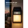 Güneş Enerjili Sensörlü Solar Aplik Dış Mekan Kapı Bahçe Balkon Garaj Duvar Işığı