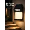 Güneş Enerjili Sensörlü Solar Aplik Dış Mekan Kapı Bahçe Balkon Garaj Duvar Işığı