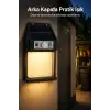 Güneş Enerjili Sensörlü Solar Aplik Dış Mekan Kapı Bahçe Teras Duvar Aydınlatma