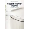 Akıllı Sensörlü 20 Litre Çöp Kovası Sessiz Kapaklı Modern Hijyenik Ev Tipi Çöp Kutusu