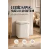 Akıllı Sensörlü 20 Litre Çöp Kovası Sessiz Kapaklı Modern Hijyenik Ev Tipi Çöp Kutusu