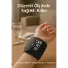 Dijital Türkçe Bilekten Tansiyon Ölçme Aleti Otomatik Tansiyon Ölçer Renkli Akıllı LCD Sesli Uyarı