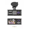 1080P Dash Cam Full Hd Araç içi Kamera Ön Arka ve İç Kayıt 3 Kamera Gece Görüşlü G Sensör Geniş Açı