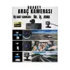 Üç Kameralı Wi‑Fi Araç İçi Kamera – GPS Takip & G-Sensor Özellikli Güvenlik Çözümü