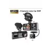 3 Kanal Araba DVR HD 1080P 3 Lensli Araç İçi KameraÜç Yönlü Kamera DVR araç kamera