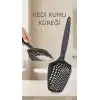 Kedi Kumu Eleme Küreği geniş dişli yapısıyla tüy ve kum ayırımı sağlar evcil hayvanlar için kullanışlı
