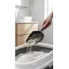 Kedi Kumu Eleme Küreği geniş dişli yapısıyla tüy ve kum ayırımı sağlar evcil hayvanlar için kullanışlı