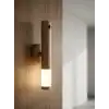 Dekoratif Ahşap Renk Şarjlı LED Aplik Hareket Sensörlü Kablosuz Günışığı Lüks Lamba