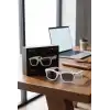 Beyaz Premium Akıllı Gözlük Kablosuz Bağlantı Kamera ve Mikrofon Özellikli