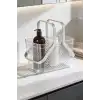 1li Gri Çok Amaçlı Kulplu Sepet Mutfak Banyo Organizer Taşıma Sepeti