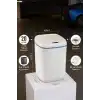 20 Litre Hareket Sensörlü Akıllı Çöp Kovası Beyaz