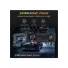 32GB Uyumlu 3 Kameralı Araç İçi Güvenlik Kamerası 1080p Kayıtlı Gece Görüşlü G Sensörlü