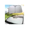 Premium Katlanır Oto Ön Arka Cam Güneşliği Metalize Isı Yalıtımlı Çantalı 150x70cm