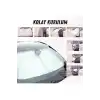 Premium Katlanır Oto Ön Arka Cam Güneşliği Metalize Isı Yalıtımlı Çantalı 150x70cm