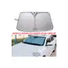 Premium Katlanır Oto Ön Arka Cam Güneşliği Metalize Isı Yalıtımlı Çantalı 150x70cm
