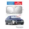 Katlanır Araba Ön Cam Güneşliği Metalize Isı Yalıtımlı Yazlık 150x70cm Otomobil Aksesuarı