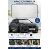 Premium Büyük Boy Katlanır Oto Ön Cam Güneşliği Isı Yansıtıcı UV Otomobil Aksesuarı