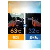 Tüm Araçlara Uyumlu Katlanır Şemsiye Araba Ön Cam Güneşliği Esnek Gölgelik Aksesuarı