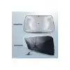 Katlanabilir Araba Ön Cam Güneşlik Şemsiye 140x79 cm UV Koruyucu Oto Gölgelik 1 Adet