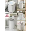 Temassız Sensörlü 20 Litre Çöp Kovası UV Işıklı Koku Geçirmez Mutfak Banyo Kullanımı