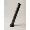 35 cm Siyah Metal Dış Mekan Sokak Armatürü Montaj Konsolu 4 cm Boru 10x6 cm Tabanlı