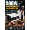 500W 12V DC 220V AC İnverter USB Çıkışlı Fanlı Akü Güç Dönüştürücü Araç Kullanımı