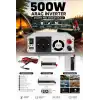 500W 12V DC 220V AC İnverter USB Çıkışlı Fanlı Akü Güç Dönüştürücü Araç Kullanımı
