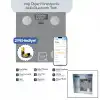 Gri Yağ Ölçer Akıllı Bluetooth Cam Baskül Pilli 180kg/50gr 26x26cm 8-kişi Hafıza Lcd Ekran ℃ Gösterge Sbs-4473 Bx40