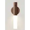 Sensörlü Şarjlı LED Ahşap Görünümlü Kablosuz Duvar Apliği Gün Işığı Ev ve Koridor İçin