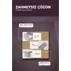 4lü Şeffaf Kaymaz Çarşaf ve Yorgan Sabitleyici - Dişli Tutucu ile Pratik Çözüm