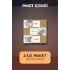 4lü Şeffaf Kaymaz Çarşaf ve Yorgan Sabitleyici - Dişli Tutucu ile Pratik Çözüm